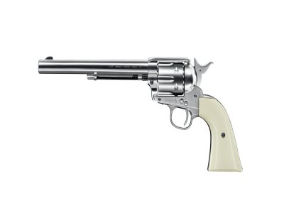 COLT SINGLE ACTION ARMY SAA PEACEMAKER NICKL FINISH 7,5-2