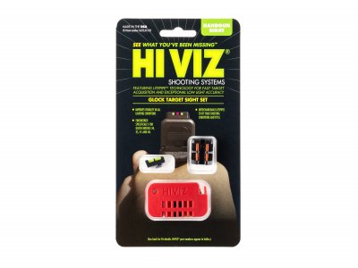 HIVIZ Fiber Sight Set for Glock -1
