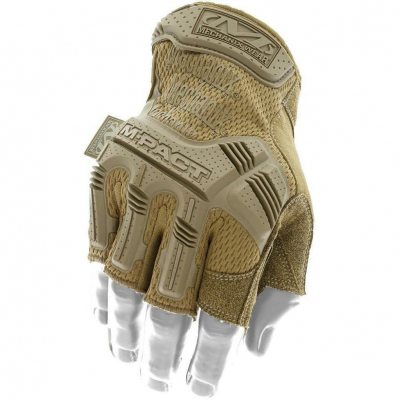 Mechanix M-Pact Fingerless Coyote Gloves - XL-1
