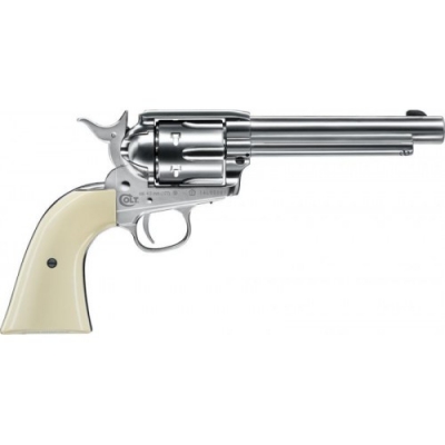 Air Revolver COLT SINGLE ACTION ARMY SAA PEACEMAKER NICKEL-1