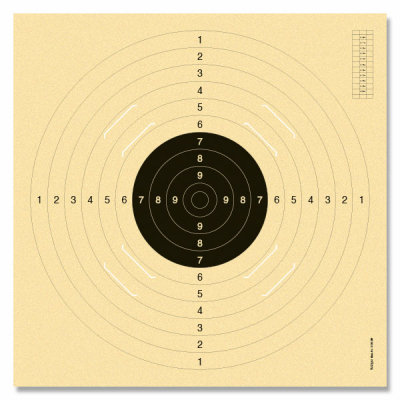 Target 55x52 for pistol 25/50m and rifle 100m-1