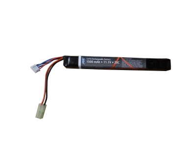 Battery, 11,1V 1500 mAh, LI-PO, single stick type-1