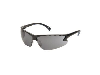 Black lens protective glasses w. adjustable temples-1