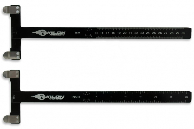BOW SQUARES GAUGES ALU - BLACK ANODISED - INCHES AND METRIC-1