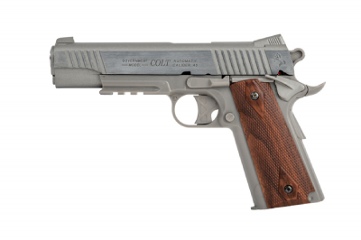 Colt Rail Gun NBB Co2 Metal Slide Stainless Airsoft pistol-1