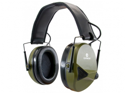 EARMOR M30 ELECTRONIC HEARING PROTECTOR Foliage Green-1