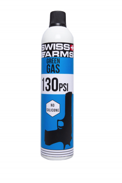 Swiss Arms Gas 'DE' Green 130 PSI Dry 760mL-1