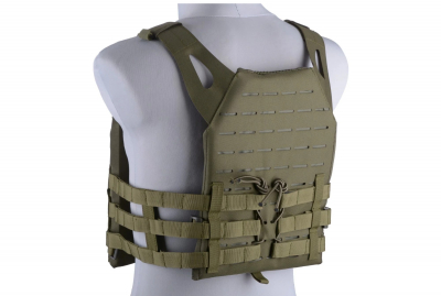 Jump Laser-Cut Tactical Vest - Olive Drab-1
