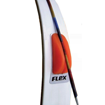 Flex Archery LIMB DAMPERS V-FLEX LIMB-STRING DAMPER RED 1/PR-1