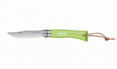 Opinel knife N°07 apple green-1