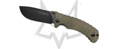 Fox Pro Hunter Micarta Green Folding Knife-1