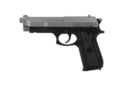 PT92 Spring Dual Tone Silver Black Metal Slide Airsoft pistol-1