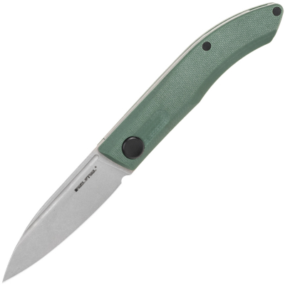 Real Steel Stella Green/Graywash Folding knife-1