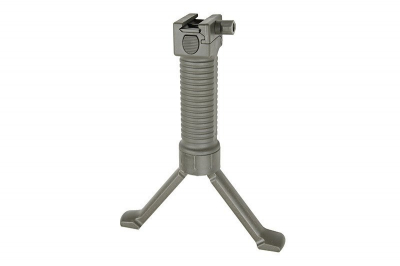 RIS tactical grip with bipod - olive-1
