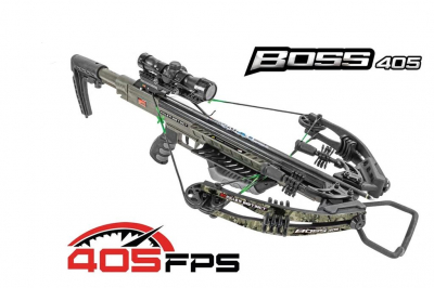 COMPOUND Crossbow KILLER INSTINCT BOSS 405FPS PRO PACKAGE CHAOS CAMO-1