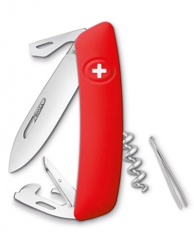 SWIZA D03 crveni Švicarski Preklopni Nož-1
