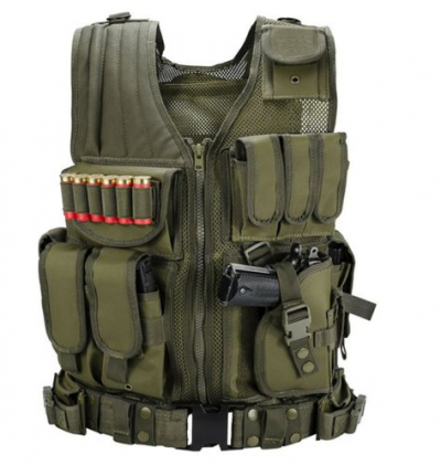 SWISS ARMS BT-4 Tactical Vest OD Green-1